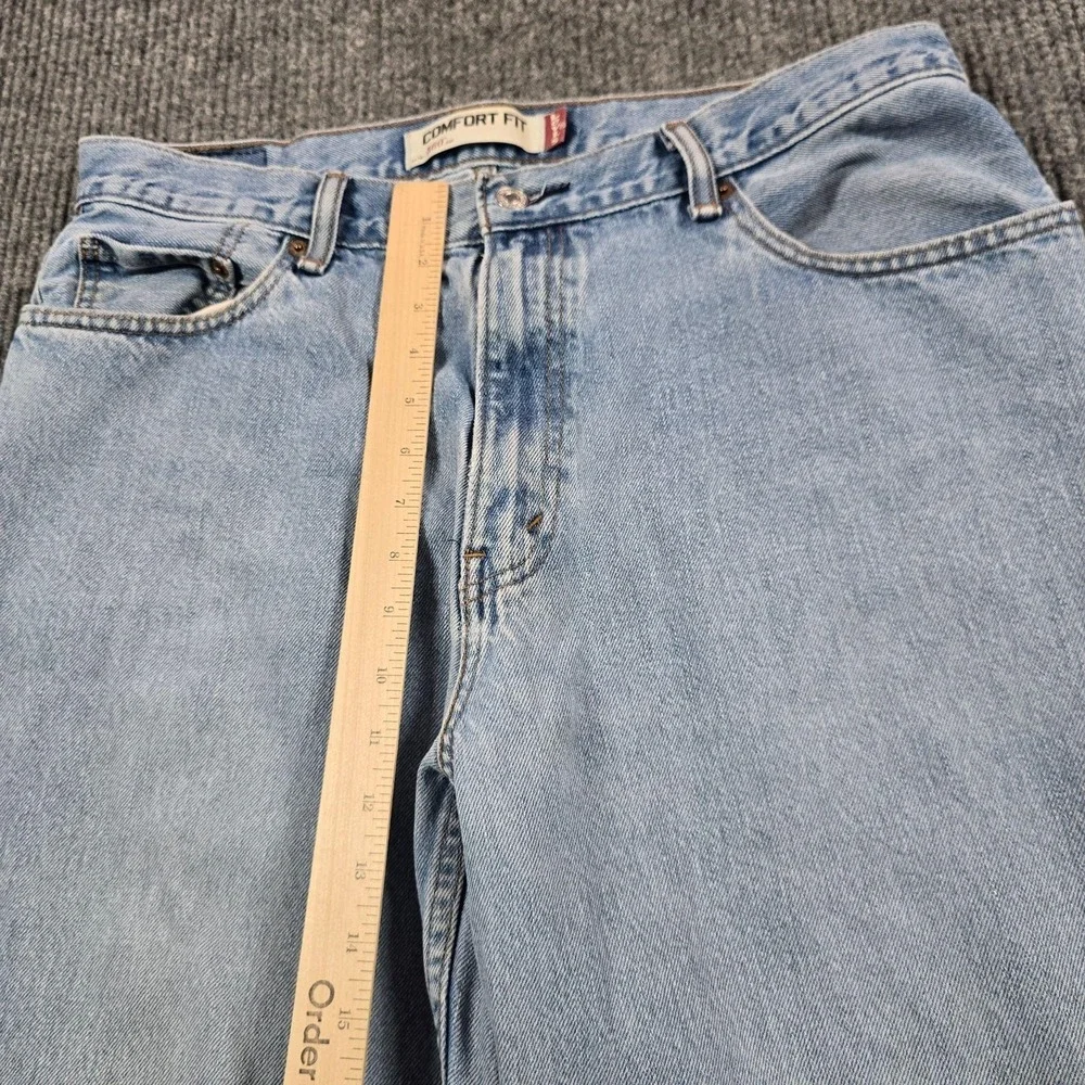VTG Levi's 560 Jeans Men 36x34 Blue Light Wash Comfort Fit Relaxed Tapered 34x32